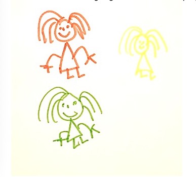 Child-drawing-showing-facial-expressions